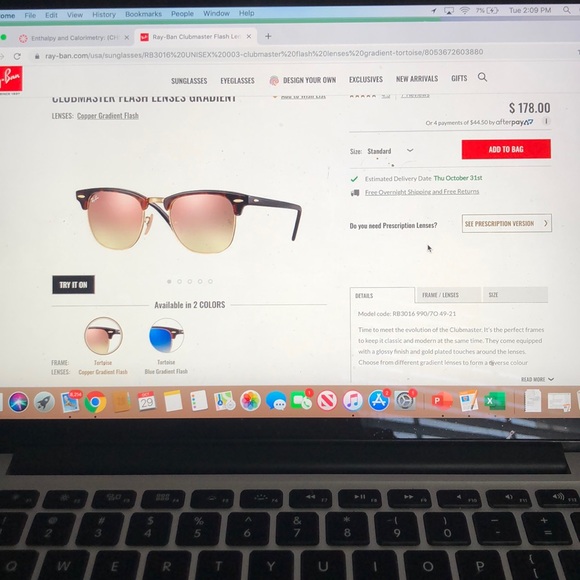 Ray-Ban’s Clubmaster Copper Flash Lenses Gradient - Picture 8 of 8